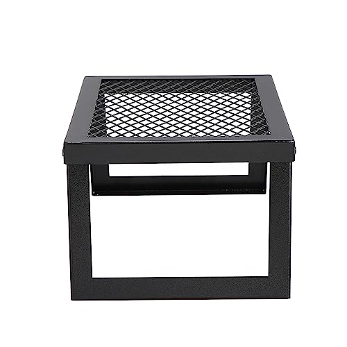VEVOR Folding Campfire Grill, Heavy Duty Steel Mesh Grate, 22.4" Portable Camping Grates Over Fire Pit, Camp Fire Cooking Equipment with Legs Carrying Bag, Grilling Rack for Outdoor Open Flame Cooking