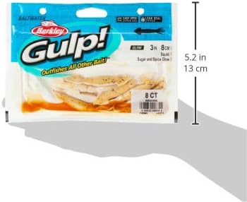 Berkley Gulp! Squid Sugar and Spice Glow, 3-Inch