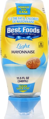 Best Foods Real Mayonnaise Squeeze Bottle For a Creamy Sandwich Spread or Condiment Made With Cage-Free Eggs 20 oz