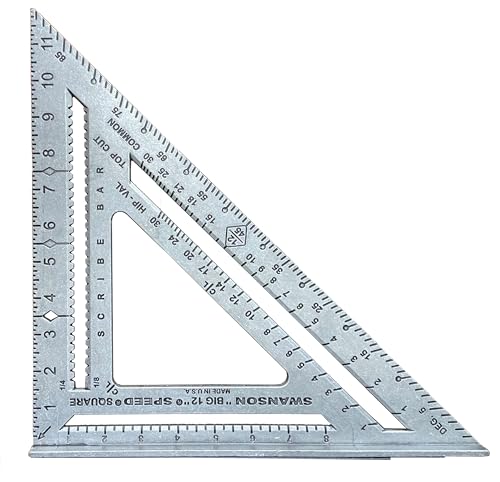 SWANSON Tool Co S0101 7 Inch Speed Square, Blue