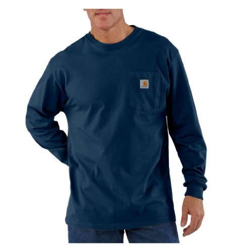 Carhartt Men's Loose Fit Heavyweight Long-Sleeve Pocket T-Shirt