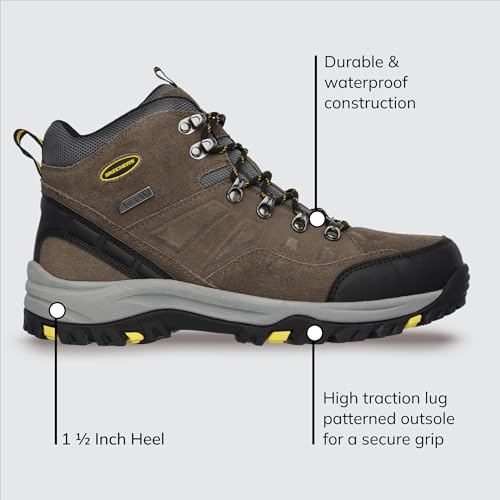 Skechers Men's Relment-Pelmo 64869 Lace Up Waterproof Boot