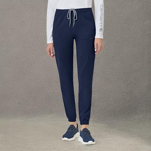 Carhartt Scrubs C52137 Women's Rugged Flex® Modern Fit Cargo Jogger Pan - X-Large - Navy