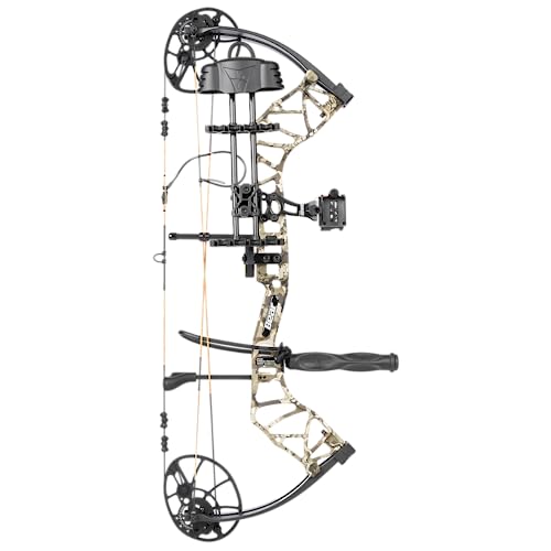Bear Archery Legit Ready to Hunt Compound Bow Package for Adults & Youth, 14”- 30” Draw Length, 10-70 Lbs Draw Weight, Up to 315 FPS, Made in USA, Limited Life-Time Warranty