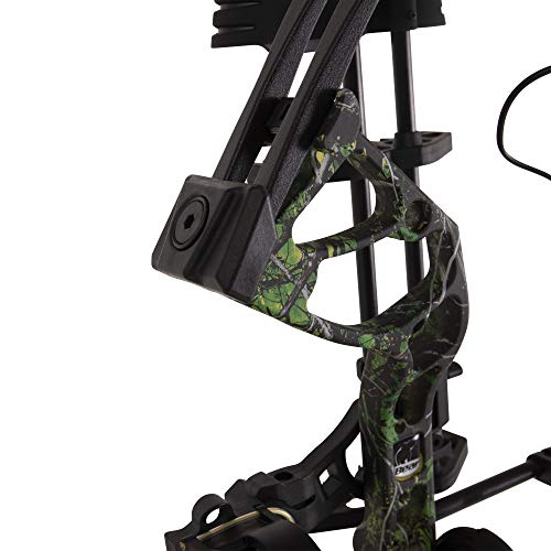 Bear Archery Royale Ready to Hunt Compound Bow Package for Adults and Youth, 12”- 27” Draw Length, 5-50 Lbs Draw Weight, Up to 290 FPS, Limbs Made in USA, Limited Life-Time Warranty
