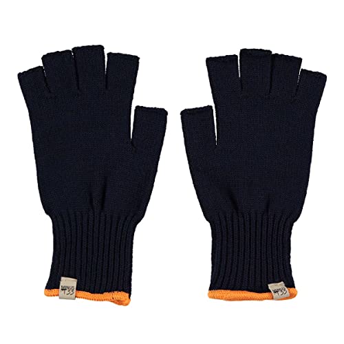 Merino Wool Fingerless Gloves - Half Finger Warm Knitted Gloves