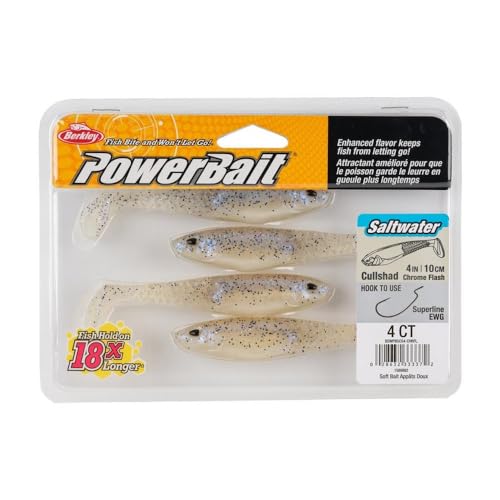 Berkley PowerBait Saltwater CullShad Fishing Soft Bait