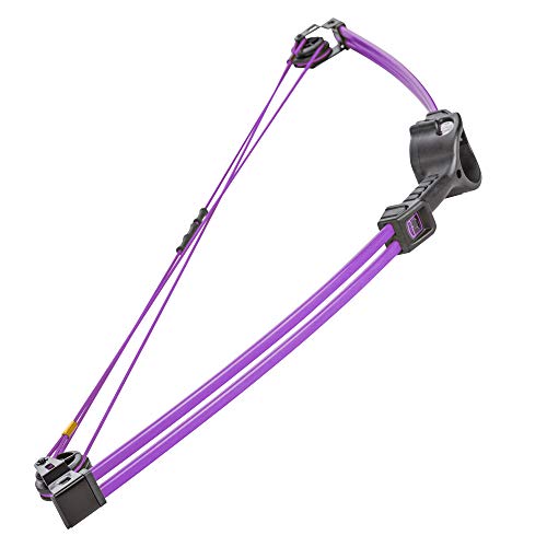 Bear Archery Spark Youth Bow Set, Recommended for Ages 5 to 10, Ambidextrous, Includes 2 Arrows, Armguard, Quiver
