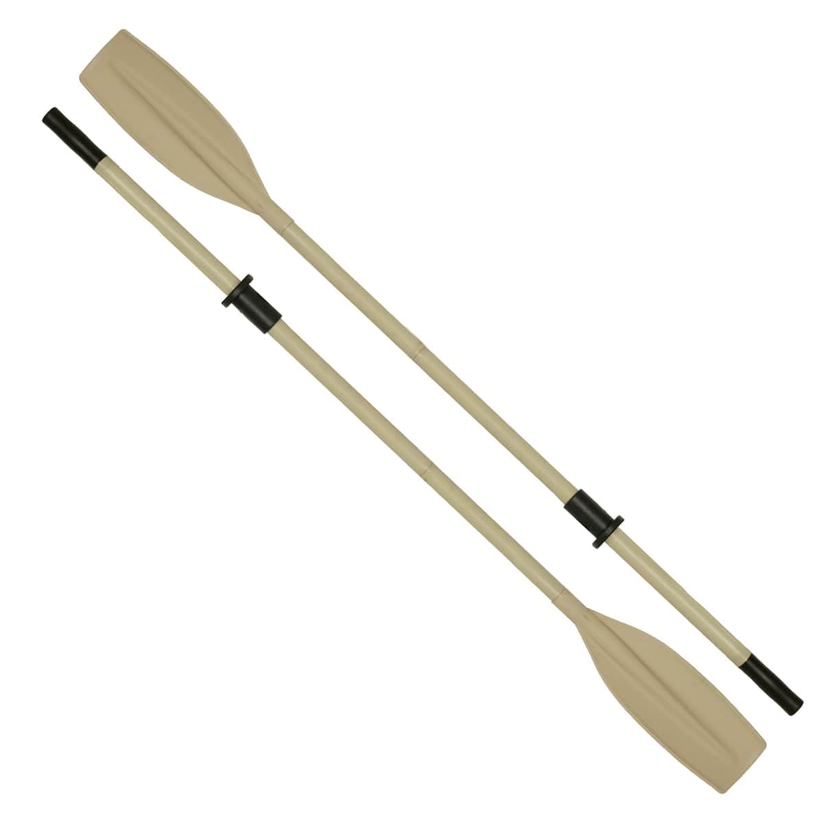Oceansouth Heavy Duty Aluminum Oars (Split Shaft/Detachable) with Rubber Oar Sleeves - Light Weight