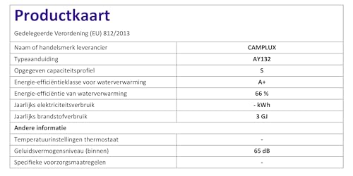 CAMPLUX Tankless Water Heater Outdoor, 1.32 GPM Portable Propane Camping Water Heater, 5L, AY132, White