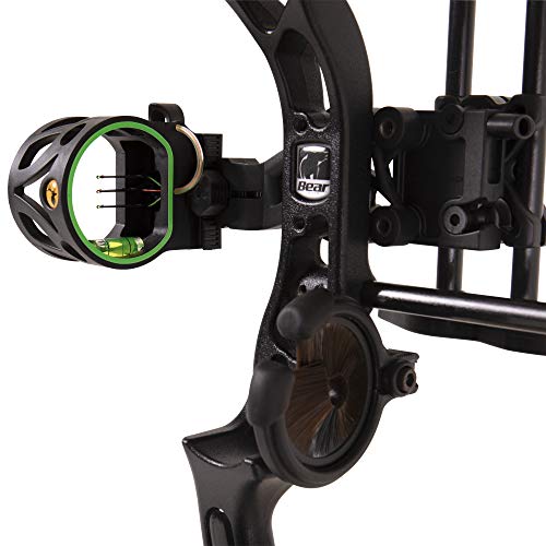 Bear Archery Royale Ready to Hunt Compound Bow Package for Adults and Youth, 12”- 27” Draw Length, 5-50 Lbs Draw Weight, Up to 290 FPS, Limbs Made in USA, Limited Life-Time Warranty