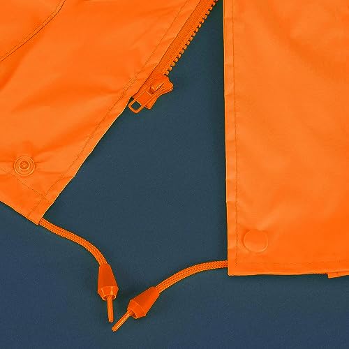 Pioneer Hi Vis Lightweight Waterproof Safety Rain Suit - Reflective Work Rain Gear for Men and Women