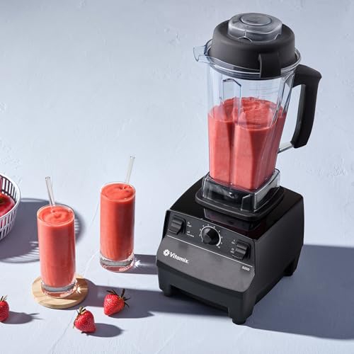 Vitamix 5200 Professional Grade Blender for Smoothies, Food Grinder and Emulsifier, 64oz Pitcher, Red