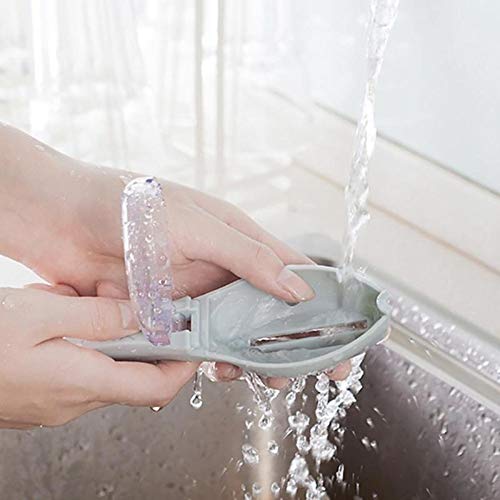 4 Pieces Stainless Steel Fast Remove Fish Skin Brush Plastic Fish Scales Graters Scraper Easy Kitchen Cleaning Tool (4pcs Set)
