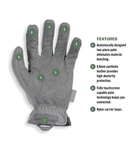 Mechanix Wear: Multicam FastFit Tactical Work Gloves (Large, Multicam)