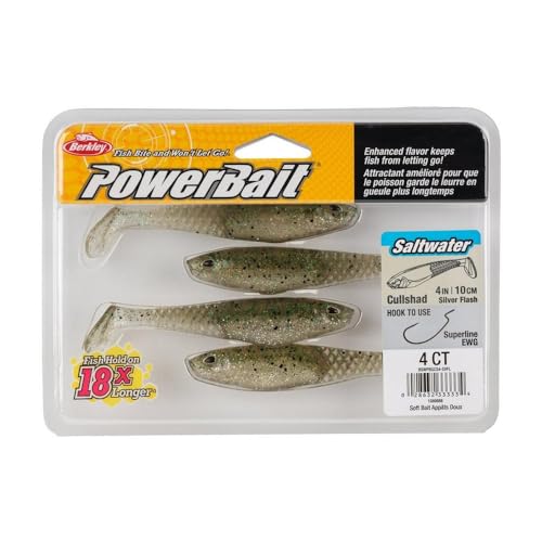 Berkley PowerBait Saltwater CullShad Fishing Soft Bait