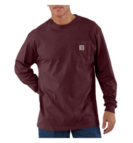 Carhartt Men's Loose Fit Heavyweight Long-Sleeve Pocket T-Shirt