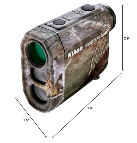 Nikon PROSTAFF 1000i Rangefinder | Weatherproof 1,000-yard laser rangefinder with incline/decline detection and outstanding optics