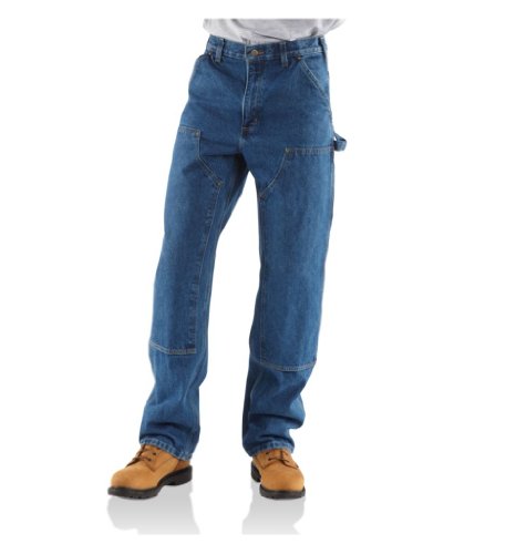 Carhartt Men's Loose Fit Washed Duck Double-Front Utility Work Pant