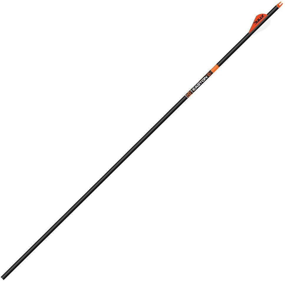 Easton Archery 6.5 ACU-Carbon Arrows - Bowhunter with 2” Bully Vanes - Size 500-6 Pack