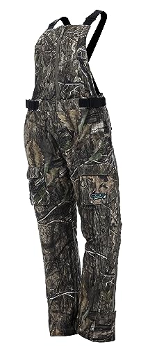 DOING SOMETHING GREAT Kylie 5.0 Camouflage Drop Seat Hunting Bibs for Women, DWR Waterproof, Thin Profile 120g Insulated