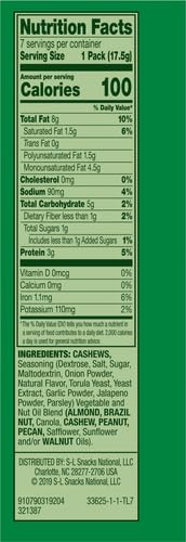 Emerald Nuts Mixed Nuts Variety Pack 18ct (1-Pack) , 100-Calorie Individual Packs , Features Dry Roasted Almonds, Natural Almonds & Walnuts, and Roasted & Salted Cashews