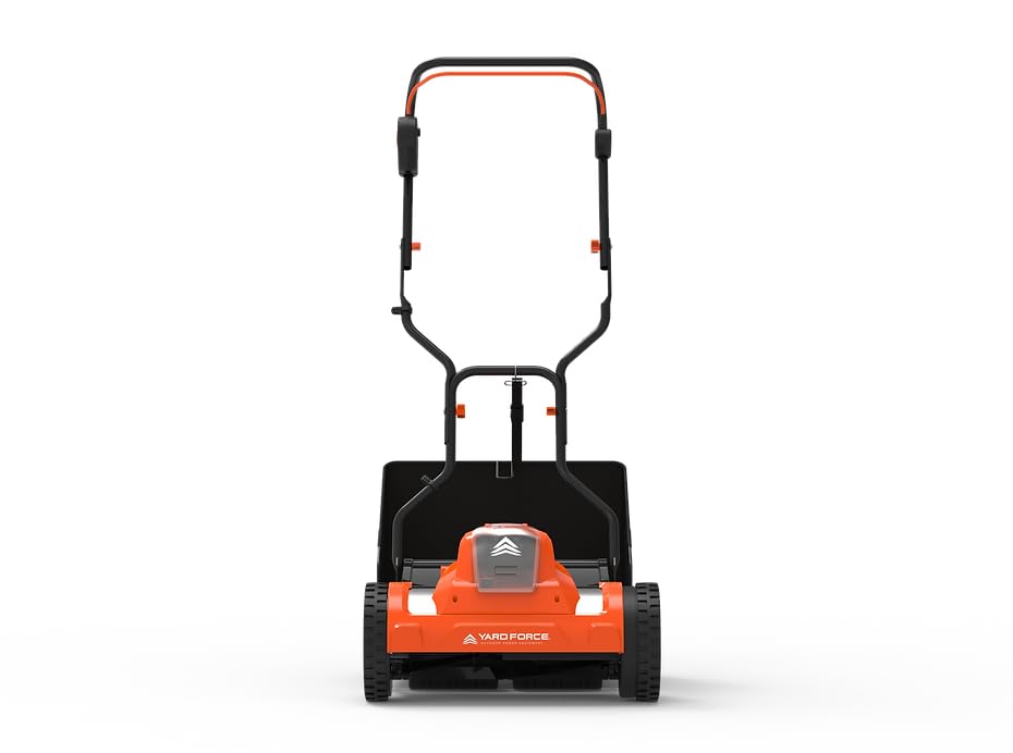 Yard Force Self Propelled Lawn Mower Briggs & Stratton 150cc Gas Engine 22-inch Steel Deck 3-in-1 Mulch, Bag, Side Discharge, 12-inch High Rear Wheels