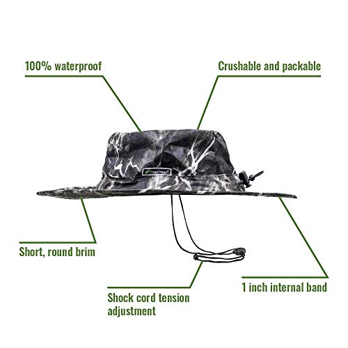 FROGG TOGGS Boonie Hat – Fishing Hat Offers Waterproof, Breathable, Sun Protection