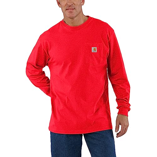 Carhartt Men's Loose Fit Heavyweight Long-Sleeve Pocket T-Shirt