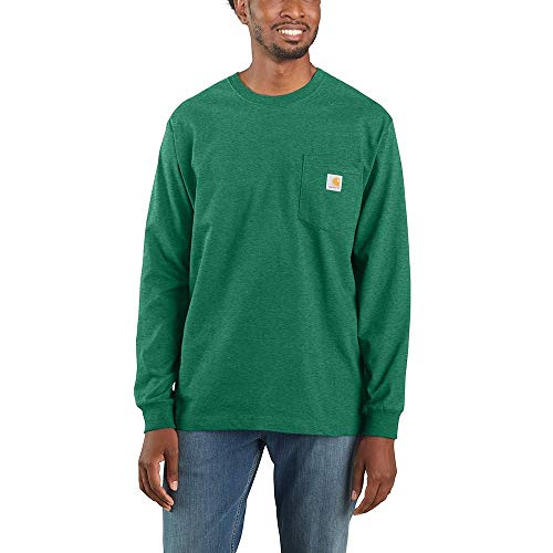 Carhartt Men's Loose Fit Heavyweight Long-Sleeve Pocket T-Shirt
