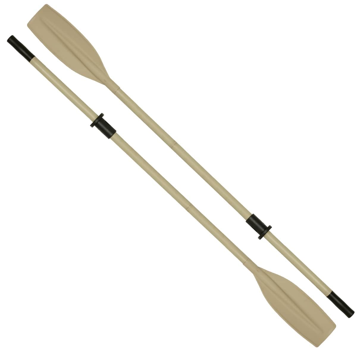 Oceansouth Heavy Duty Aluminum Oars (Split Shaft/Detachable) with Rubber Oar Sleeves - Light Weight