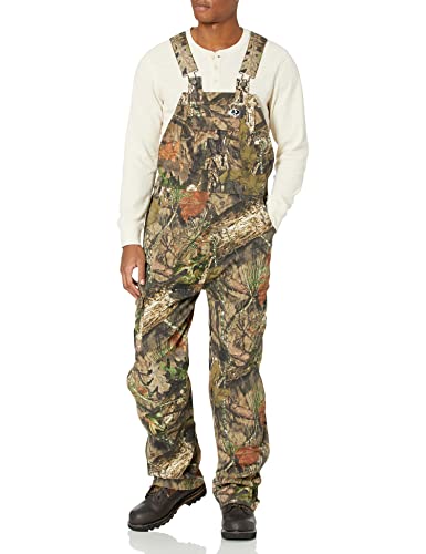 Mossy Oak Cotton Mill 2.0 Camo Hunting Bibs, Uninsulated Camo Overalls for Men