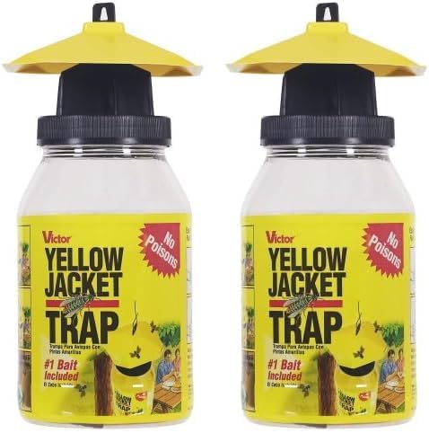 Victor M362 Poison-Free Reusable Yellow Jacket & Flying Insect Trap (Pack of 2)