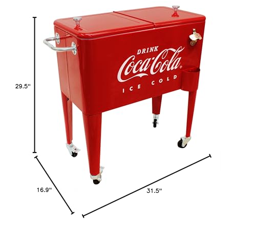 LEIGH COUNTRY CP 98114 Coke Cooler 60QT - Redfish