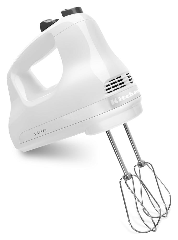 KitchenAid 5 Ultra Power Speed Hand Mixer - KHM512, Empire Red