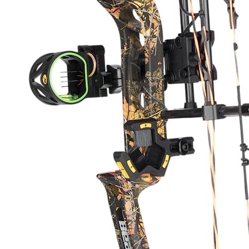 Bear Archery Legit Ready to Hunt Compound Bow Package for Adults & Youth, 14”- 30” Draw Length, 10-70 Lbs Draw Weight, Up to 315 FPS, Made in USA, Limited Life-Time Warranty