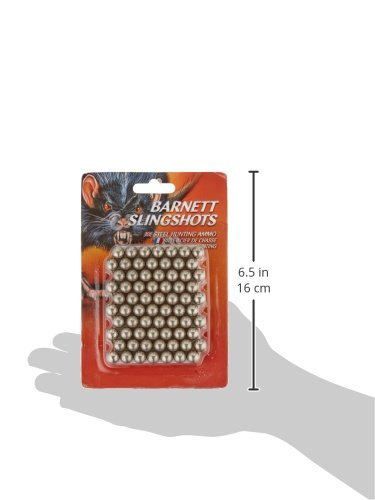 Barnett Stainless Steel Slingshot Ammo for Barnett Slingshots, Hunting Quality, 38 Caliber
