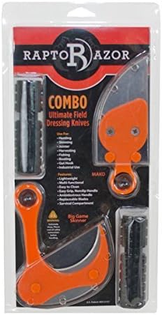 Raptorazor Injection Molded Ultimate Field Dressing Knives Combo Set