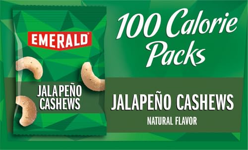Emerald Nuts Mixed Nuts Variety Pack 18ct (1-Pack) , 100-Calorie Individual Packs , Features Dry Roasted Almonds, Natural Almonds & Walnuts, and Roasted & Salted Cashews