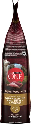 Purina ONE True Instinct With A Blend Of Real Turkey and Venison Dry Dog Food - 36 lb. Bag