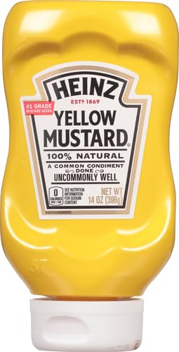 Heinz Yellow Mustard, 20 oz Bottle