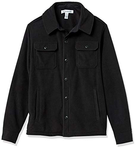 Amazon Essentials Men's Long-Sleeve Polar Fleece Shirt Jacket