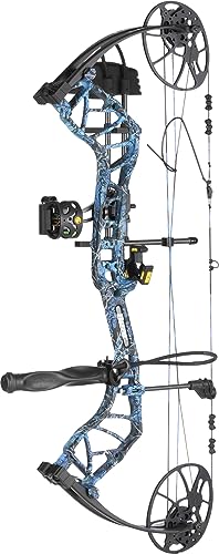 Bear Archery Legit Ready to Hunt Compound Bow Package for Adults & Youth, 14”- 30” Draw Length, 10-70 Lbs Draw Weight, Up to 315 FPS, Made in USA, Limited Life-Time Warranty