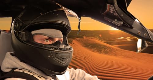 GLX GX11 Compact Motorcycle Helmet - Camo, Large - Full Face w/ Tinted Visor, DOT Approved