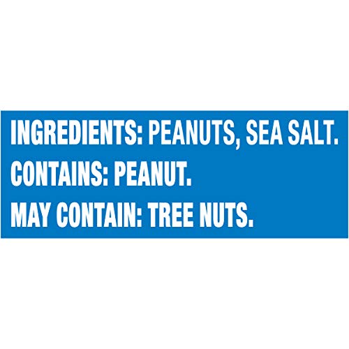 PLANTERS Peanuts, Dry Roasted Peanuts, Lightly Salted Snack Mix, Snacks for Adults - 16 oz. Jars, Pack of 12 PLANTERS Nuts