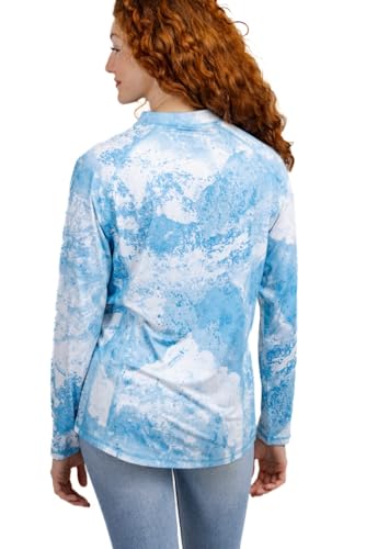 Realtree Women's Camo UV Protection Shirts and Hoodies Long Sleeve for Hunting, Fishing, Running and Hiking