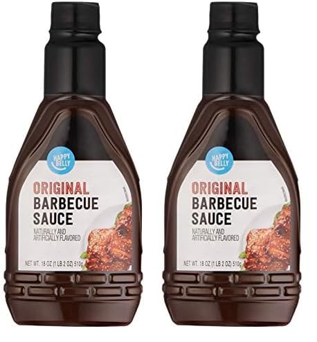 Amazon Brand - Happy Belly Original BBQ Sauce, 1.12 pound (Pack of 1)