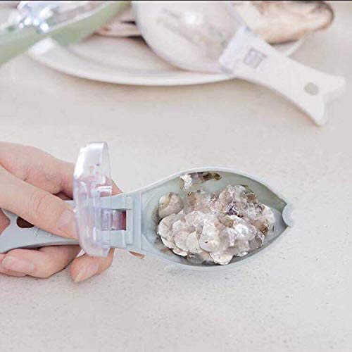 4 Pieces Stainless Steel Fast Remove Fish Skin Brush Plastic Fish Scales Graters Scraper Easy Kitchen Cleaning Tool (4pcs Set)