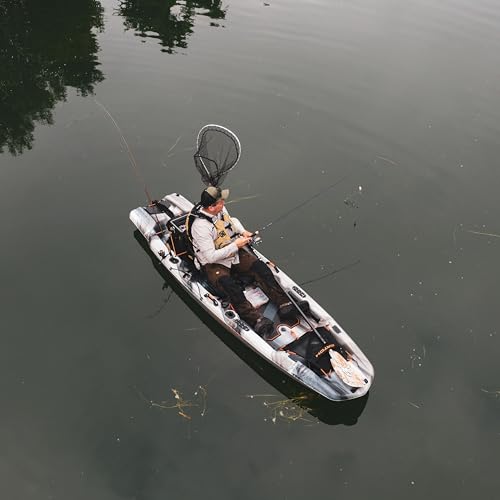 Pelican Catch Mode 110 Premium Angler Kayak - Fishing Kayak with Lawnchair - 10.5 ft