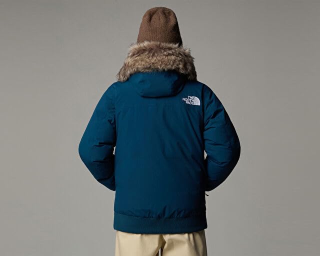 THE NORTH FACE Men's McMurdo Bomber Jacket | Waterproof, Waterfowl Down Insulation, Hooded Jacket